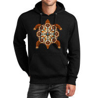 Orange Native, Orange Native Art, Orange Native Painting, Orange Nativ Unisex Hoodie | Artistshot