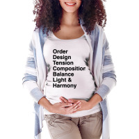 Order Design Tension Maternity Scoop Neck T-shirt | Artistshot