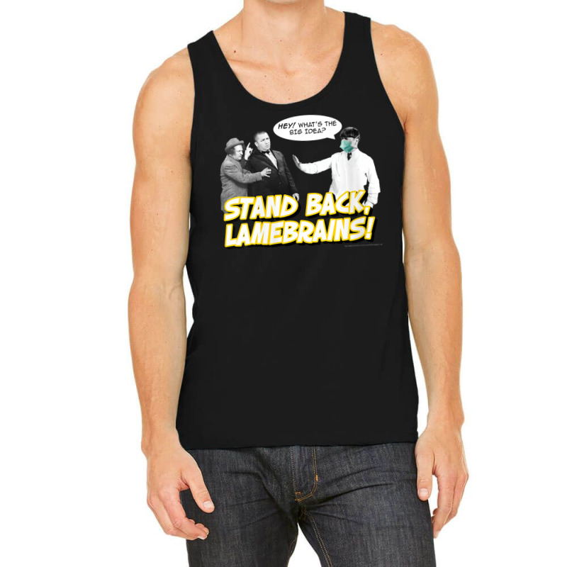 Womens Stand Back, Lamebrains! V-neck Tank Top | Artistshot