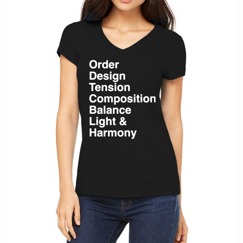 Order Design Tension Women's V-Neck T-Shirt by fidele milio | Artistshot