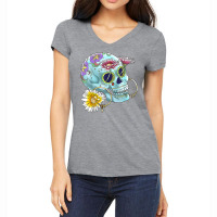 Mexican Calavera  Dia De Los Muertos  Day Of Dead T Shirt Women's V-neck T-shirt | Artistshot