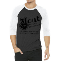 As S Peace Out Corydon Elementary Ces 3/4 Sleeve Shirt | Artistshot