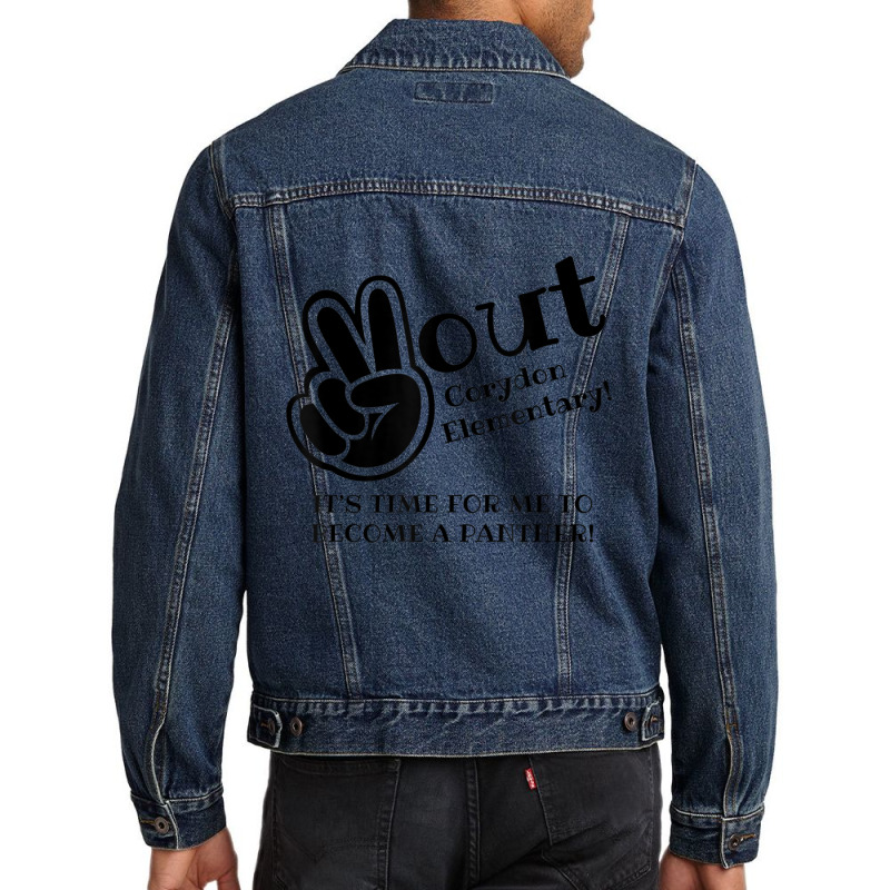 As S Peace Out Corydon Elementary Ces Men Denim Jacket | Artistshot