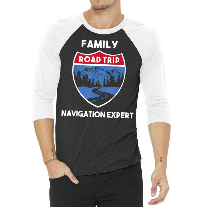 Matching Family Road Trip 2023 Navigation Expert T Shirt 3/4 Sleeve Shirt by cm-arts | Artistshot