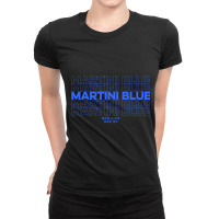 Martini Blue Dpr Ladies Fitted T-shirt | Artistshot