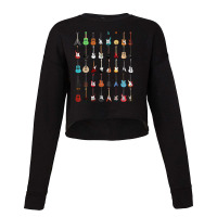 Guitar Musical Instrument (rock N Roll Tee) Cropped Sweater | Artistshot