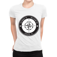 Davie Florida Geographical Coordinates Ladies Fitted T-shirt | Artistshot