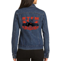 Chairman Mao Rtfm Roy Ladies Denim Jacket | Artistshot