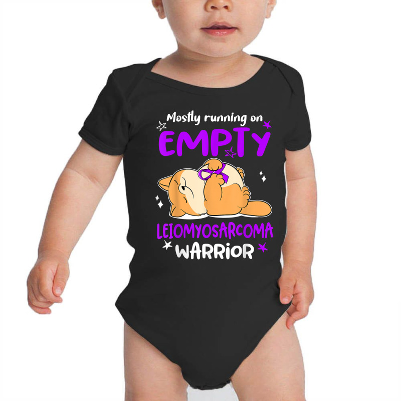 Mostly Running On Empty Leiomyosarcoma Warrior T Shirt Baby Bodysuit by cm-arts | Artistshot