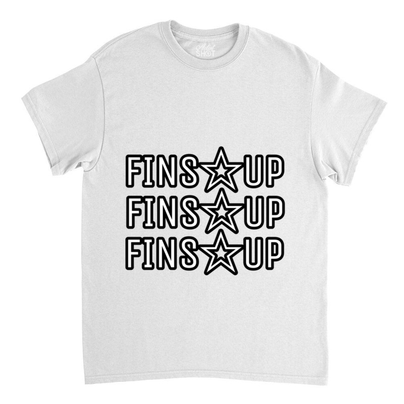 Fins Up Classic T-shirt by TERRANCECOTT | Artistshot