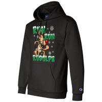 Christmas 5k Run Run Rudolph Holiday Team Running Outfit Champion Hoodie | Artistshot