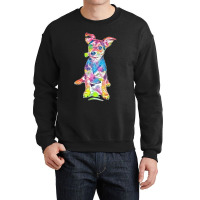 Dog With Perky Ears Crewneck Sweatshirt | Artistshot