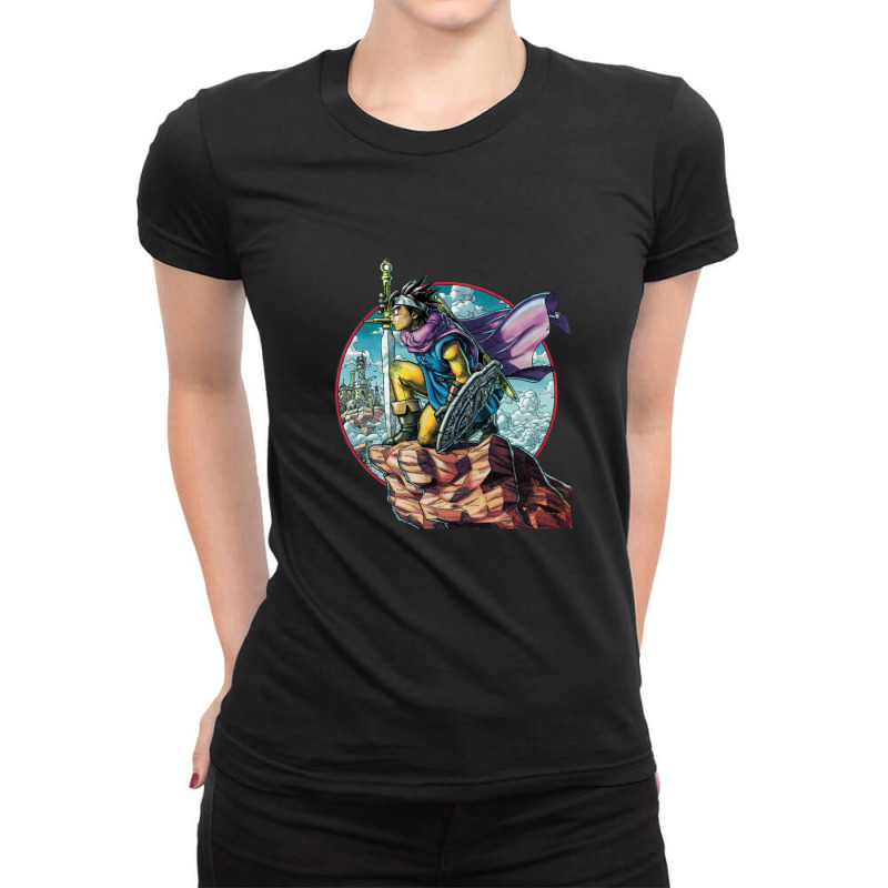 Dragon Quest Iii Ladies Fitted T-Shirt by cm-arts | Artistshot