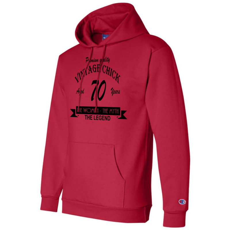 Wintage Chick 70 Champion Hoodie | Artistshot