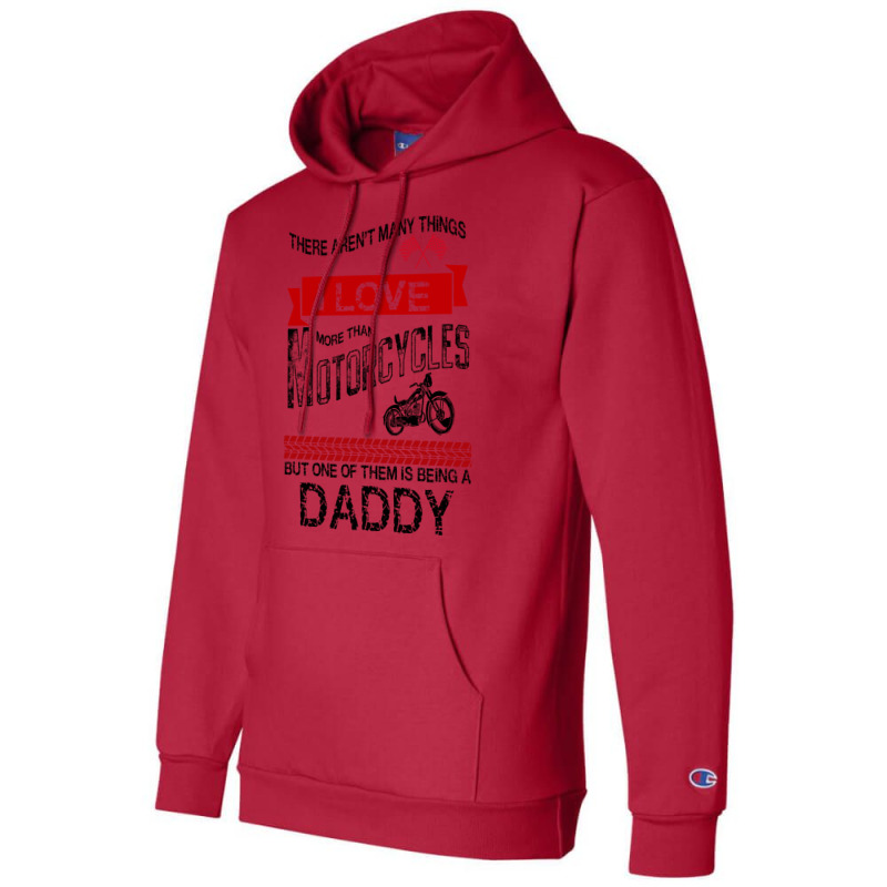 This Daddy Loves Motorcycles Champion Hoodie | Artistshot
