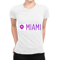 Miami Ladies Fitted T-shirt | Artistshot