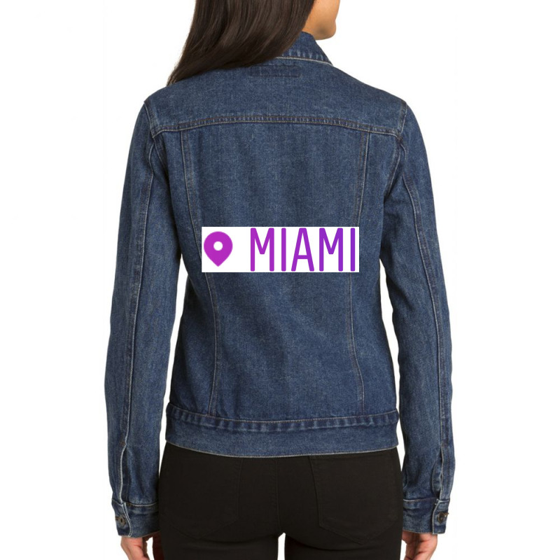 Miami Ladies Denim Jacket by TERRANCECOTT | Artistshot