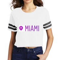 Miami Scorecard Crop Tee | Artistshot