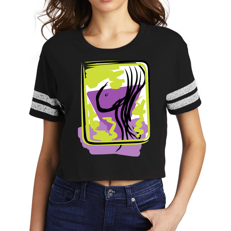 Abstract Art Porn Film Scorecard Crop Tee by cm-arts | Artistshot