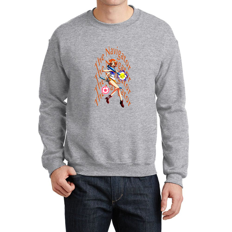 Nami The Navigator Crewneck Sweatshirt by miriamdunca | Artistshot