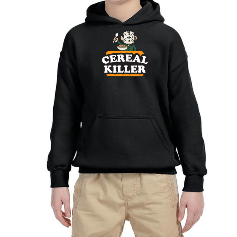 Cereal Killer Food Pun Humor Costume Funny Halloween Gifts Youth Hoodie | Artistshot