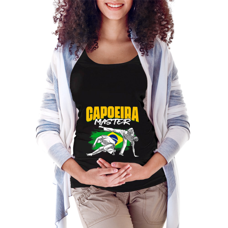 Capoeira Master Fight Mixed Martial Arts Maternity Scoop Neck T-shirt by cm-arts | Artistshot