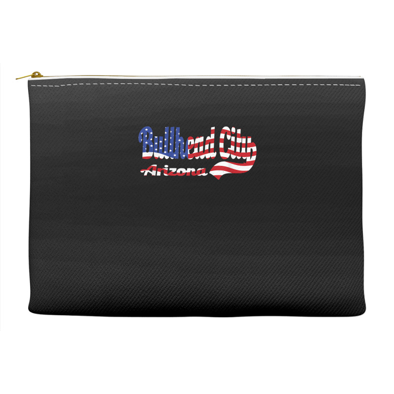 Bullhead City Arizona American Flag T Shirt Accessory Pouches | Artistshot