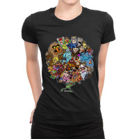 World Of Friendship Ladies Fitted T-shirt | Artistshot