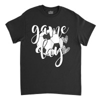 Game Day Soccer Ball With Hearts Soccer Mom Soccer Player Classic T-shirt | Artistshot