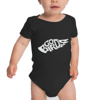 Go Birds - Grey Font Baby Bodysuit | Artistshot