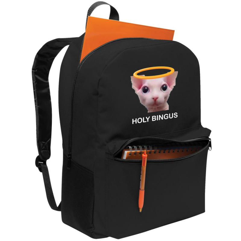 Custom Holy Bingus Cat Backpack By Cm arts Artistshot