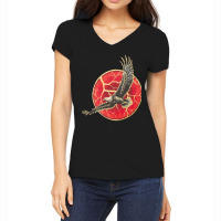 Lightning Eagle, Lightning Eagle The Sun, Lightning Eagle Red, Lightni Women's V-neck T-shirt | Artistshot