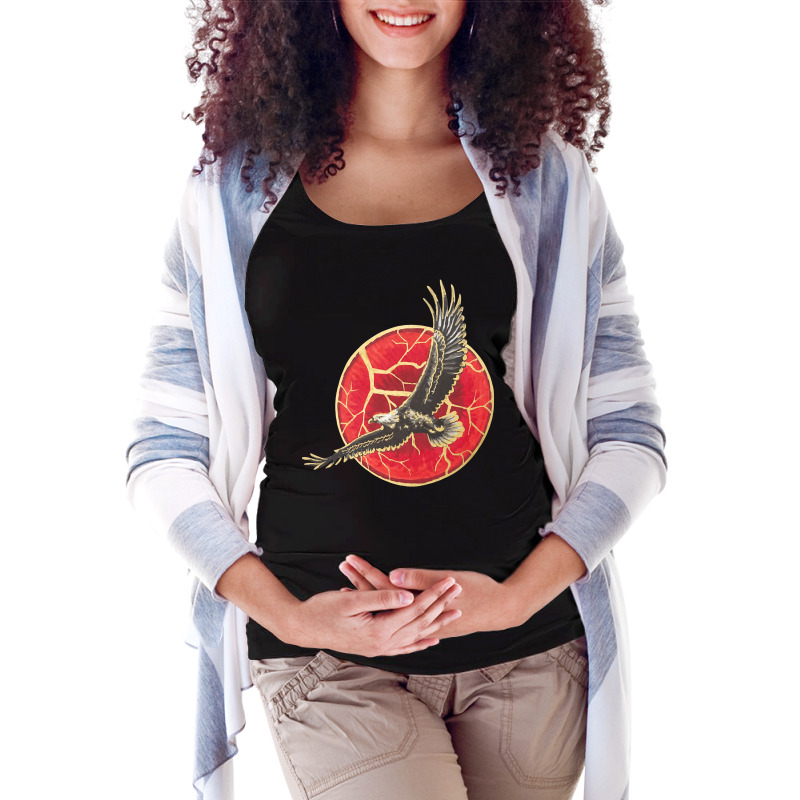 Lightning Eagle, Lightning Eagle The Sun, Lightning Eagle Red, Lightni Maternity Scoop Neck T-shirt by SHOODOD | Artistshot