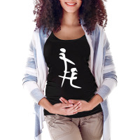 Chinese Letters Funny Dirty Blowjob Maternity Scoop Neck T-shirt | Artistshot