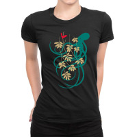 Octopus And Bird, Octopus And Bird Art, Octopus And Bird Painting, Oct Ladies Fitted T-shirt | Artistshot