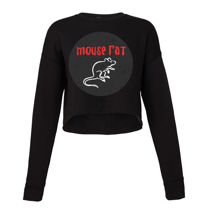 Parks And Recreation Mouse Rat Cropped Sweater by cm-arts | Artistshot