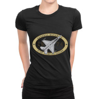 F-16 Fighting Falcon Jet Fighter Military Airplane Ladies Fitted T-shirt | Artistshot