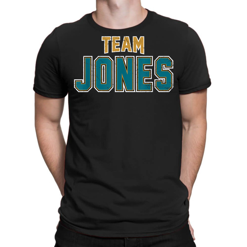 Distressed Team Jones Surname Proud Family Last Name T Shirt T-Shirt by cm-arts | Artistshot