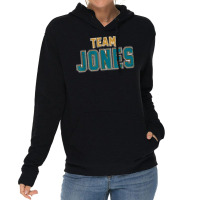 Distressed Team Jones Surname Proud Family Last Name T Shirt Lightweight Hoodie | Artistshot