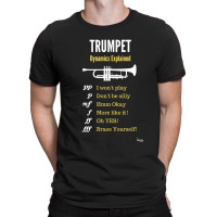 Trumpet Dynamics Explained   Trumpet Humour T-shirt | Artistshot