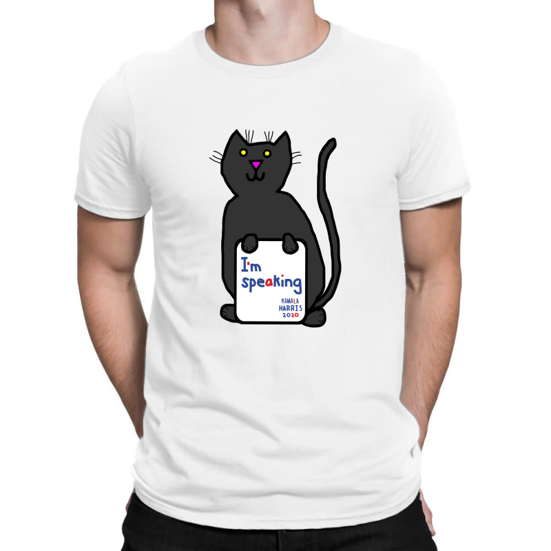 Cute Cat With Kamala Vp Debate Quote Kamala T-shirt | Artistshot