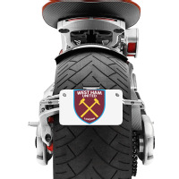 West #ham United Fc Motorcycle License Plate | Artistshot