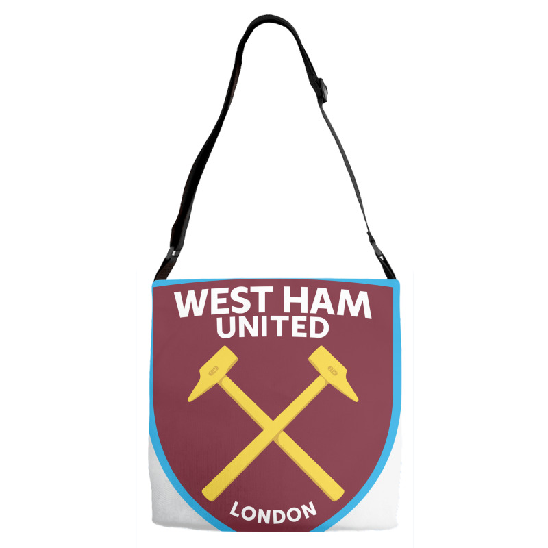 West #ham United Fc Adjustable Strap Totes | Artistshot