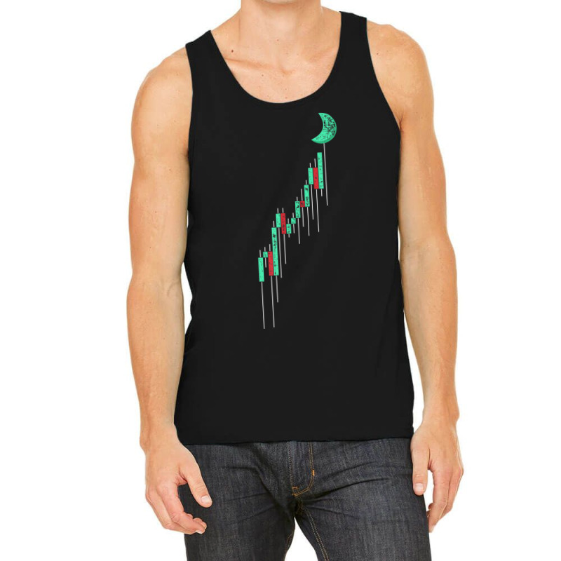 Crypto Trading Hodl Vintage Stock Chart To The Moon Tank Top by cm-arts | Artistshot