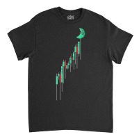 Crypto Trading Hodl Vintage Stock Chart To The Moon Classic T-shirt | Artistshot