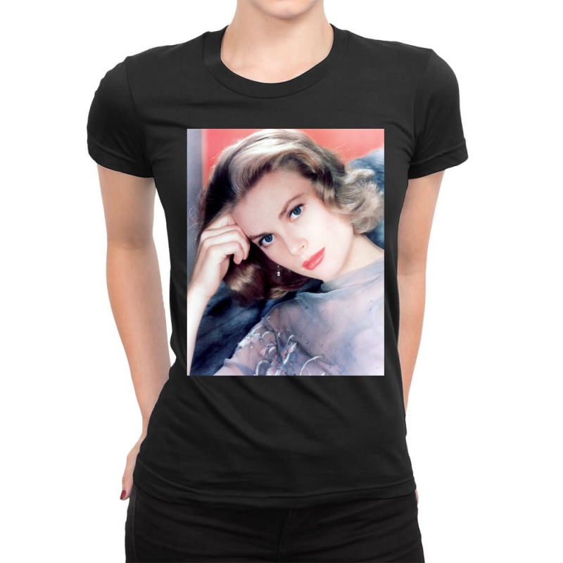 Grace Kelly Cute Ladies Fitted T-Shirt by cm-arts | Artistshot