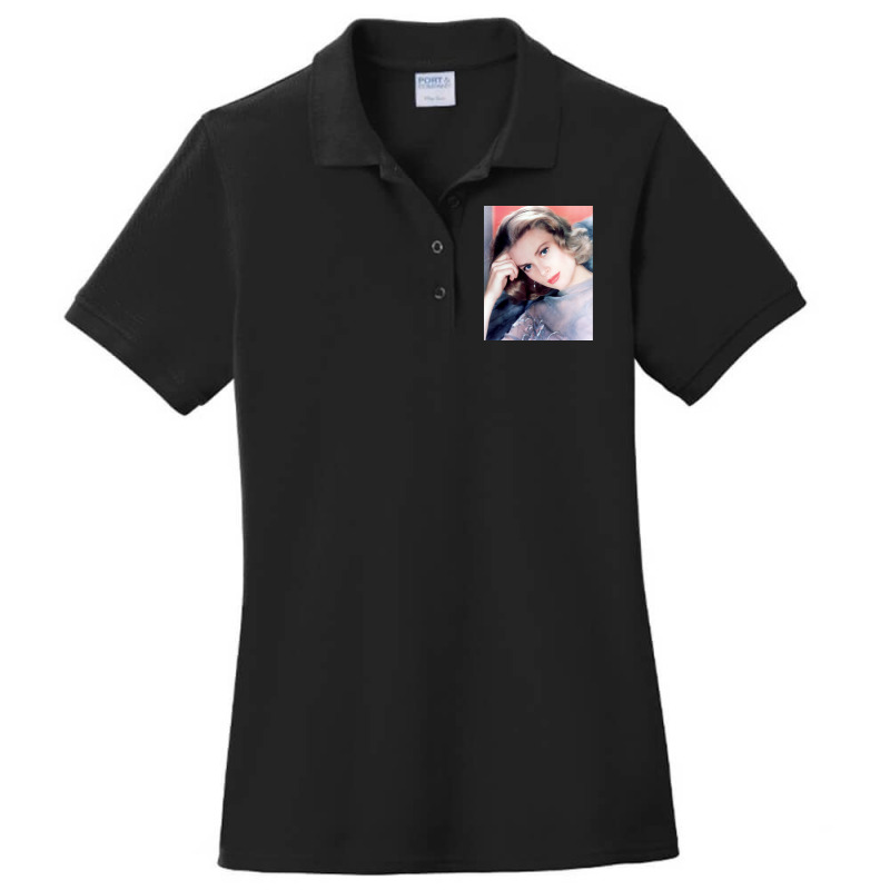 Grace Kelly Cute Ladies Polo Shirt by cm-arts | Artistshot