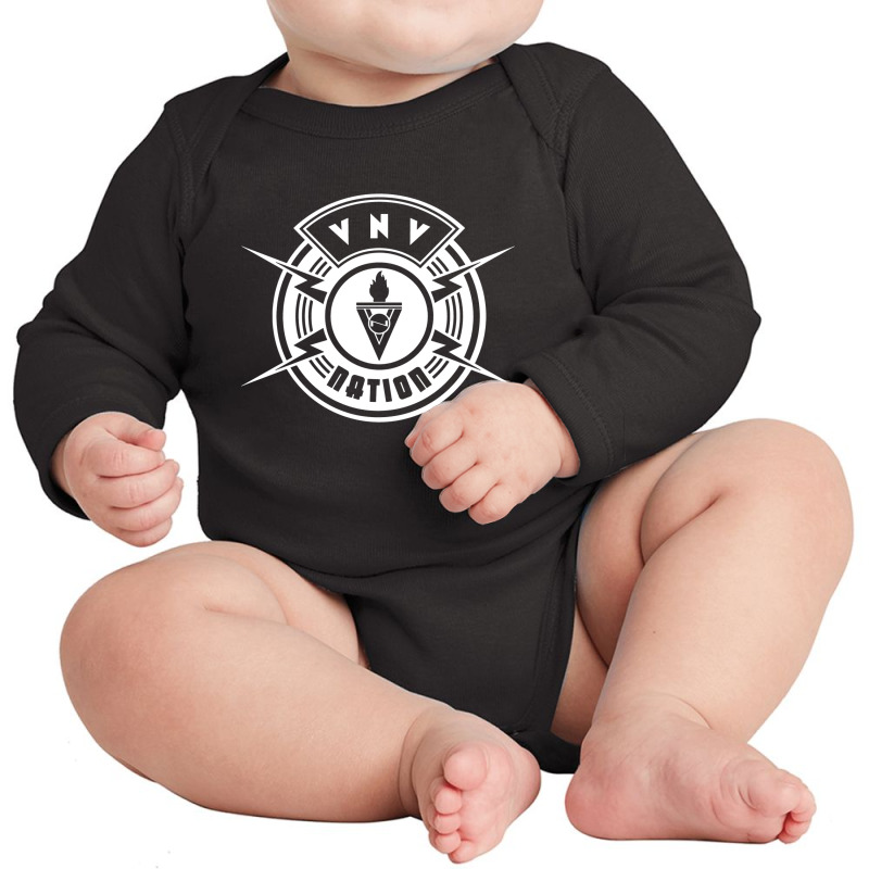 Vnv Nation Industrial Long Sleeve Baby Bodysuit | Artistshot