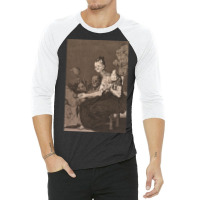 They Spin Finely By Francisco Goya 3/4 Sleeve Shirt | Artistshot