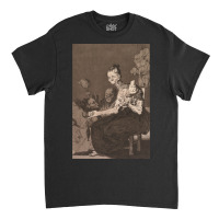 They Spin Finely By Francisco Goya Classic T-shirt | Artistshot